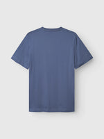 Lade das Bild in den Galerie-Viewer, GABBA | DUNE LOGO SS GOTS T-Shirt | Vintage Indigo