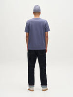 Lade das Bild in den Galerie-Viewer, GABBA | DUNE LOGO SS GOTS T-Shirt | Vintage Indigo