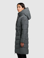 Lade das Bild in den Galerie-Viewer, Khujo | Mantel MIKIA2 | 325 dkgreen