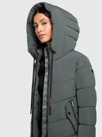 Lade das Bild in den Galerie-Viewer, Khujo | Mantel MIKIA2 | 325 dkgreen