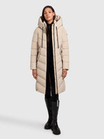 Lade das Bild in den Galerie-Viewer, Khujo | Mantel MIKIA2 | 106 featherbeige