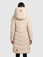 Lade das Bild in den Galerie-Viewer, Khujo | Mantel MIKIA2 | 106 featherbeige