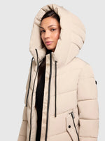 Lade das Bild in den Galerie-Viewer, Khujo | Mantel MIKIA2 | 106 featherbeige