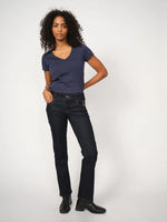 Lade das Bild in den Galerie-Viewer, Mos Mosh | MMCarla Naomi Deluxe Jeans | 447 dark blue
