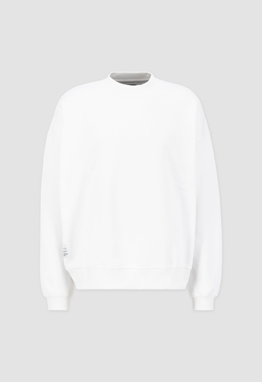 Alpha Industries | Logo BP Sweater  | 03 9 white