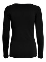 Lade das Bild in den Galerie-Viewer, ONLY | Live Love O-Neck Longsleeve | Black