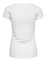 Lade das Bild in den Galerie-Viewer, ONLY | Live Love O-Neck Top | White