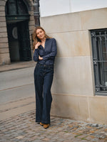 Load image into Gallery viewer, Mos Mosh | MMDara Deluxe Jeans - Wide Fit | 447 Dark Blue