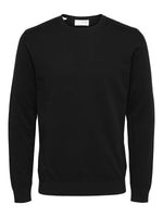 Load image into Gallery viewer, SELECTED | LONG SLEEVE KNITTED SWEATER MOUNTAIN | Black