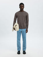 Lade das Bild in den Galerie-Viewer, SELECTED | LANGARM STRICKPULLOVER BERG | Morel Twis