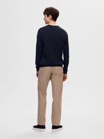 Load image into Gallery viewer, SELECTED | LONG SLEEVE KNITTED SWEATER MOUNTAIN | Navy blazers