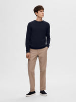 Load image into Gallery viewer, SELECTED | LONG SLEEVE KNITTED SWEATER MOUNTAIN | Navy blazers