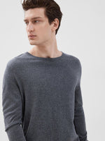 Lade das Bild in den Galerie-Viewer, SELECTED | LANGÄRMELIGER PULLOVER ROME | Anthrazit
