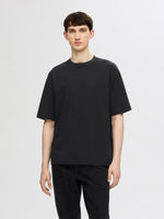 Lade das Bild in den Galerie-Viewer, SELECTED | OVERSIZED KURZARM T-SHIRT | Black