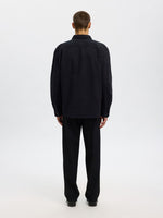 Lade das Bild in den Galerie-Viewer, SELECTED | REGULAR FIT TWILL OVERSHIRT Jackie | Black