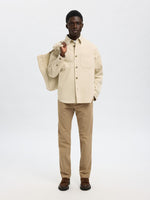 Lade das Bild in den Galerie-Viewer, SELECTED | REGULAR FIT TWILL OVERSHIRT Travis | Oatmeal