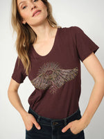 Lade das Bild in den Galerie-Viewer, Mos Mosh | Nadine Deco T-shirt | 159 Fudge