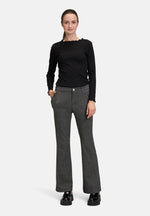 Lade das Bild in den Galerie-Viewer, Cartoon | Stoffhose mit Bügelfalte | 9893 Black/Grey