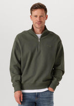 Lade das Bild in den Galerie-Viewer, Tommy Jeans | Relaxed Fit Pullover mit Waffelstrick | MRH Green