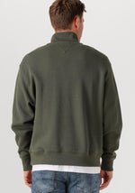 Lade das Bild in den Galerie-Viewer, Tommy Jeans | Relaxed Fit Pullover mit Waffelstrick | MRH Green