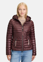 Lade das Bild in den Galerie-Viewer, Cartoon | Steppjacke mit Reißverschlusstaschen | 4633 Decadent Chocolate