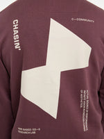 Lade das Bild in den Galerie-Viewer, CHASIN | Toby Wave Sweatshirt | E41 BURGUNDY