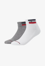Lade das Bild in den Galerie-Viewer, Levi´s Underwear | Mid Cut Logo 2P | 062 white/grey