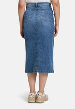 Lade das Bild in den Galerie-Viewer, Cartoon | Jeansrock mit Waschung | 8620 Dark Blue Denim