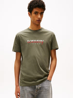 Lade das Bild in den Galerie-Viewer, Tommy Jeans | Rundhals-T-Shirt aus Jersey mit Logo | MRH Green