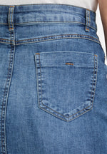 Lade das Bild in den Galerie-Viewer, Cartoon | Jeansrock mit Waschung | 8620 Dark Blue Denim