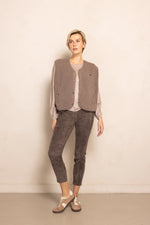 Lade das Bild in den Galerie-Viewer, Zhrill | EREN Teddyfell Weste | 264 Taupe