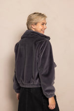 Lade das Bild in den Galerie-Viewer, Zhrill | DARA - Jacke kurz | 100 Anthra