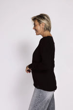 Lade das Bild in den Galerie-Viewer, Zhrill| Rahel Longsleeve | Black