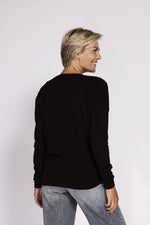 Lade das Bild in den Galerie-Viewer, Zhrill| Rahel Longsleeve | Black