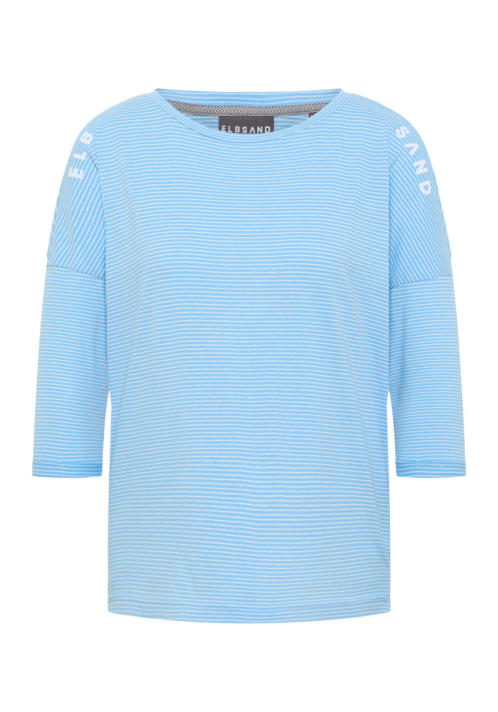 Elbsand | T-Shirt 3/4 - Veera  | 024 Light Azure + Cloud White