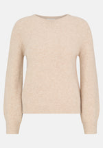 Lade das Bild in den Galerie-Viewer, Cartoon | Strickpullover mit Rundhalsausschnitt | 7706 Beige Melange