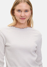 Lade das Bild in den Galerie-Viewer, Cartoon | Langarm-Shirt mit Kragen | 1876 Cream/Taupe