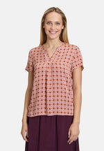 Lade das Bild in den Galerie-Viewer, Cartoon | Blusenshirt mit Rüschen | 1845 Cream/Rosé