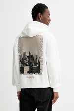 Lade das Bild in den Galerie-Viewer, Tommy Jeans | New York-Hoodie mit Logo und Tunnelzug | YBL ecru