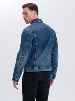 Lade das Bild in den Galerie-Viewer, Cross | Regular Jeans Jacket | 017 MID BLUE USED
