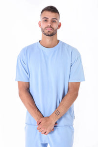 Kleinigkeit | T-Shirt "Leonardo di Kaputtio" | 190 light blue