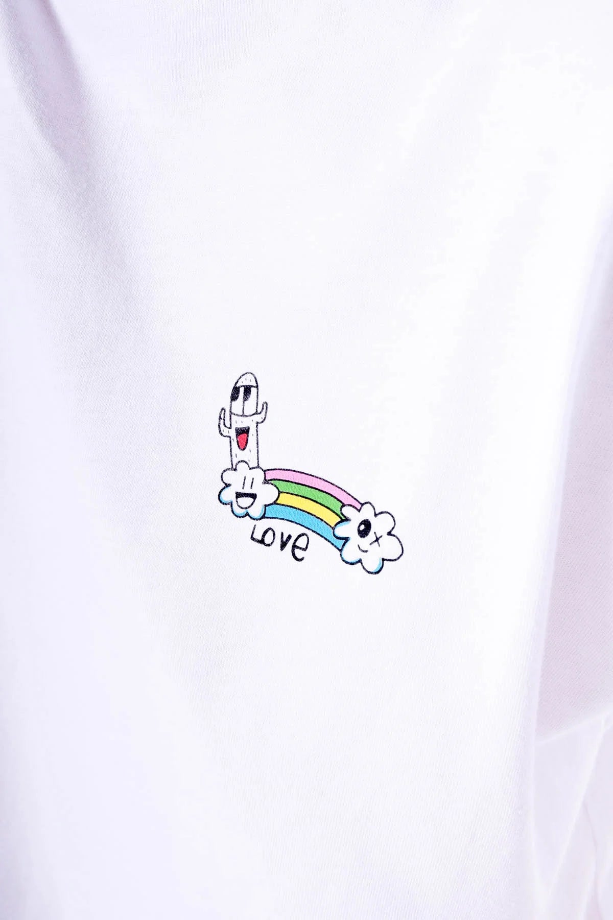 Kleinigkeit | T-Shirt Roundcut "Honk Big Rainbow Love" | 010 white