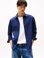 Lade das Bild in den Galerie-Viewer, Tommy Jeans | Slim Fit Hemd mit Stretch | blau