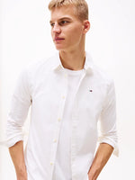 Lade das Bild in den Galerie-Viewer, Tommy Jeans | Slim Fit Hemd mit Stretch | 100 weiss