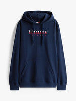Lade das Bild in den Galerie-Viewer, Tommy Jeans | Terry-Hoodie mit Logo und Tunnelzug | C1G Night navy