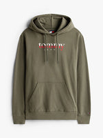 Lade das Bild in den Galerie-Viewer, Tommy Jeans | Terry-Hoodie mit Logo und Tunnelzug | MRH Green
