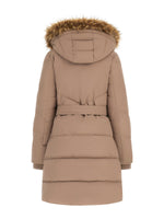 Lade das Bild in den Galerie-Viewer, Guess | Lange Steppjacke | F1AX TAUPE MUL