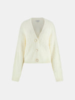 Lade das Bild in den Galerie-Viewer, Guess | Flauschiger Gardigan | G1O6 DOVE WHT