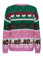 Lade das Bild in den Galerie-Viewer, ONLY | XMAS Strickpullover | FUCHSIA pink