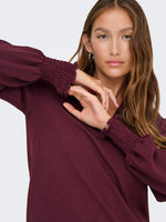 Lade das Bild in den Galerie-Viewer, ONLY | METTE Top Bluse | Tawny port